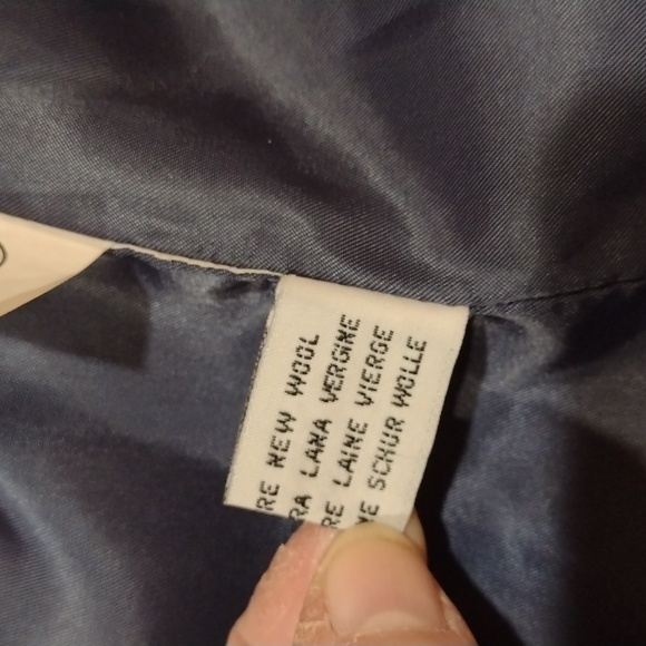 Vintage Pierre Cardin Paris navy wool double breasted blazer - Picture 11 of 12